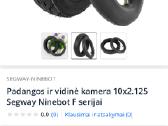 Pigiai original nauja padanga Ninebot paspirtuko - nuotraukos Nr. 2