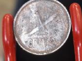 Lietuva 1936 gesintas 1 centas - nuotraukos Nr. 2