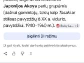 Vintage sidabro sagė,18k paauksavimu ir perlais - nuotraukos Nr. 17