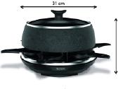Nauja Tefal rakletė/fondiu Re12c8 Cheese'n'co - nuotraukos Nr. 9