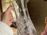 Krištoliniai rankomis šlifuoti ąsočiai 1,5l - nuotraukos Nr. 13