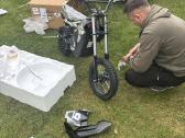 Elektrinis krosinis vaikiškas motociklas Emd09 - nuotraukos Nr. 8