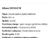 Dujinė kaitlentė Allenzi Bos601b Įmontuojama - nuotraukos Nr. 8
