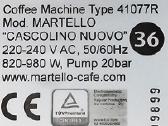 Kapsulinis kavos aparatas "Martello" - nuotraukos Nr. 4