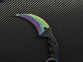 Peilis Karambit Rainbow Fade - nuotraukos Nr. 3