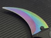 Peilis Karambit Rainbow Fade - nuotraukos Nr. 5