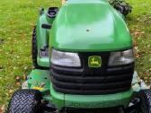 John deere x495 sodo traktoriukas žolepjove - nuotraukos Nr. 2