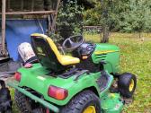 John deere x495 sodo traktoriukas žolepjove - nuotraukos Nr. 5