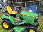 John deere x495 sodo traktoriukas žolepjove - nuotraukos Nr. 7