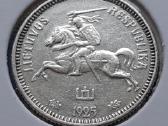 Lietuva 1 litas sidabras kumelė 1925 - nuotraukos Nr. 3