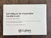 Cybex Talos S Lux - nuotraukos Nr. 9