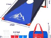 Nešiojamas „cornhole“ žaidimas su smėlio maišeliai - nuotraukos Nr. 2