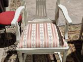 Gustaviansk stiliaus stalas su 8 kėdėmis - nuotraukos Nr. 4