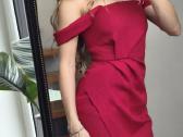 Raudona kokteilinė Zara suknelė - nuotraukos Nr. 2