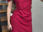 Raudona kokteilinė Zara suknelė - nuotraukos Nr. 3