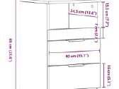 Naktinės spintelės, 2vnt. vidaxl(811233) - nuotraukos Nr. 4