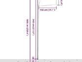 Sekcijinis vėliavos stiebas vidaxl(153562) - nuotraukos Nr. 4
