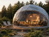 50m2 +Loftas Glamping Namelis, Visų sezonų kupolas - nuotraukos Nr. 13