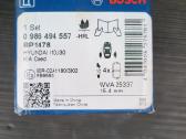 Galinių stabdžių kaladėlės Bosch 0 986 494 557 - nuotraukos Nr. 2