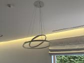 Pakabinamas LED šviestuvas, dviejų žiedų - nuotraukos Nr. 4