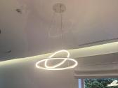 Pakabinamas LED šviestuvas, dviejų žiedų - nuotraukos Nr. 6