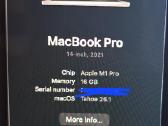 MacBook pro 14 m1 16gb 512gb - nuotraukos Nr. 6