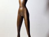 Moters bronzinė skulptūra su žalia patina, 36 cm - nuotraukos Nr. 5