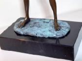 Moters bronzinė skulptūra su žalia patina, 36 cm - nuotraukos Nr. 8