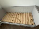Hemneskušetės rėmas su 3 stalčiais, pilka, 80x20 - nuotraukos Nr. 3