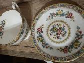 Vintage porceliano puodelis su lėkštute - nuotraukos Nr. 8