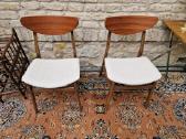 Vintažinės mid century bukmedžio/tiko kėdės - nuotraukos Nr. 7