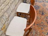 Vintažinės mid century bukmedžio/tiko kėdės - nuotraukos Nr. 10