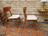 Vintažinės mid century bukmedžio/tiko kėdės - nuotraukos Nr. 11
