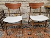 Vintažinės mid century bukmedžio/tiko kėdės - nuotraukos Nr. 13