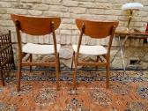 Vintažinės mid century bukmedžio/tiko kėdės - nuotraukos Nr. 14