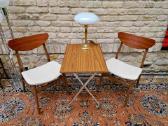 Vintažinės mid century bukmedžio/tiko kėdės - nuotraukos Nr. 21