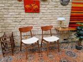 Vintažinės mid century bukmedžio/tiko kėdės - nuotraukos Nr. 23