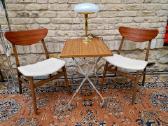 Vintažinės mid century bukmedžio/tiko kėdės - nuotraukos Nr. 24