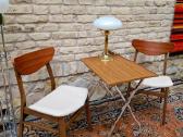 Vintažinės mid century bukmedžio/tiko kėdės - nuotraukos Nr. 26