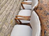 Vintažinės mid century riešutmedžio kėdės "Casala" - nuotraukos Nr. 5