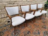 Vintažinės mid century riešutmedžio kėdės "Casala" - nuotraukos Nr. 8