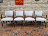 Vintažinės mid century riešutmedžio kėdės "Casala" - nuotraukos Nr. 17