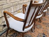 Vintažinės mid century riešutmedžio kėdės "Casala" - nuotraukos Nr. 19