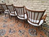 Vintažinės mid century riešutmedžio kėdės "Casala" - nuotraukos Nr. 22