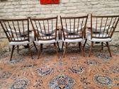 Vintažinės mid century riešutmedžio kėdės "Casala" - nuotraukos Nr. 23