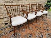 Vintažinės mid century riešutmedžio kėdės "Casala" - nuotraukos Nr. 31