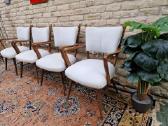 Vintažinės mid century riešutmedžio kėdės "Casala" - nuotraukos Nr. 32