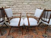 Vintažinės mid century riešutmedžio kėdės "Casala" - nuotraukos Nr. 38