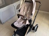 Cybex e-priam 4 Rose Gold Cozy Beige komplektas - nuotraukos Nr. 18