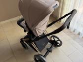 Cybex e-priam 4 Rose Gold Cozy Beige komplektas - nuotraukos Nr. 22